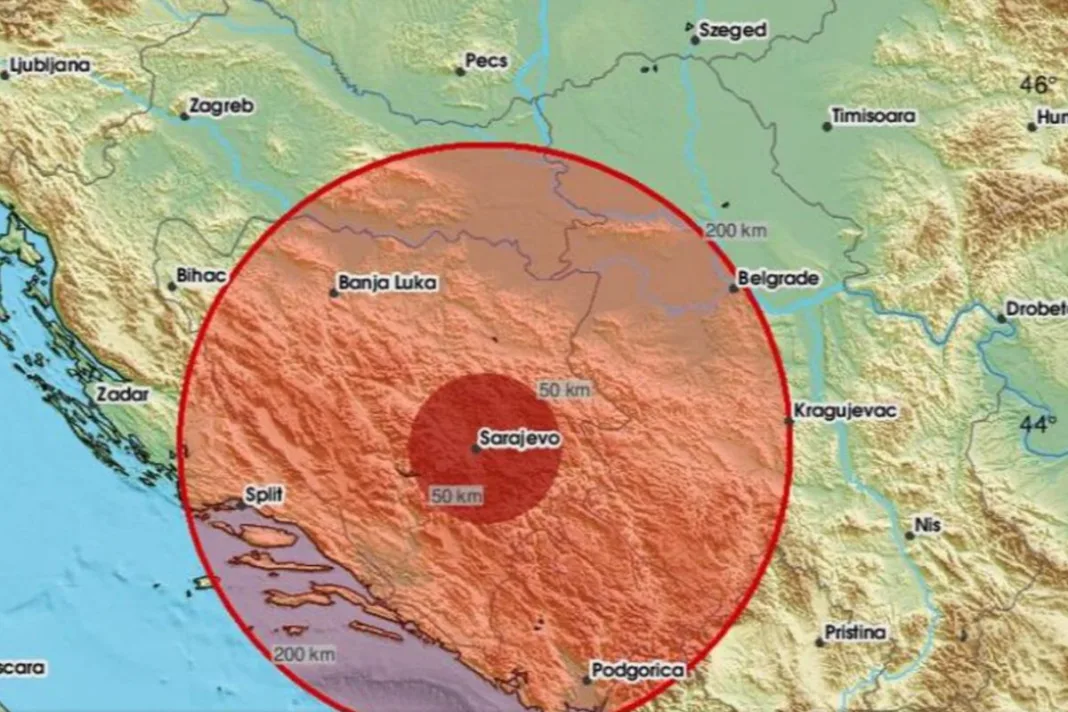 Tri POTRESA u samo dva sata prodrmala Bosnu i Hercegovnu