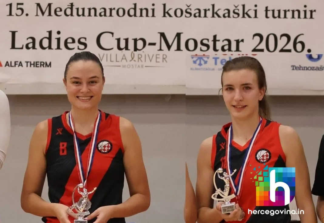 Mostarske Plemkinje Leonarda Bošnjak i Ivana Đolo izabrane u najbolju petorku prestižnog „Ladies Cupa 2026“