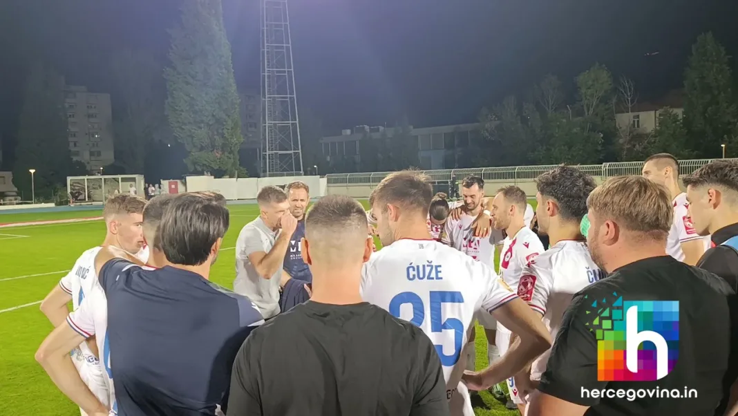 (VIDEO) HŠK Zrinjski: Pogledajte što je Rožman rekao Plemićima nakon pobjede nad Veležom