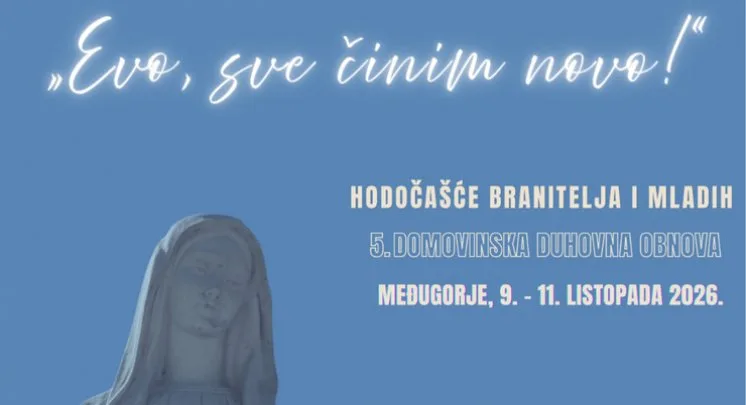 Domovinska duhovna obnova u Međugorju od 9. do 11. listopada 2026.