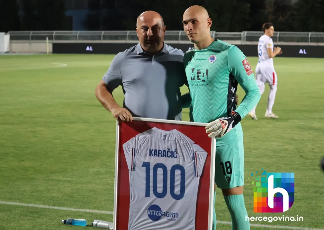 (FOTO) HŠK Zrinjski: 100 utakmica Gorana Karačića u dresu Plemića