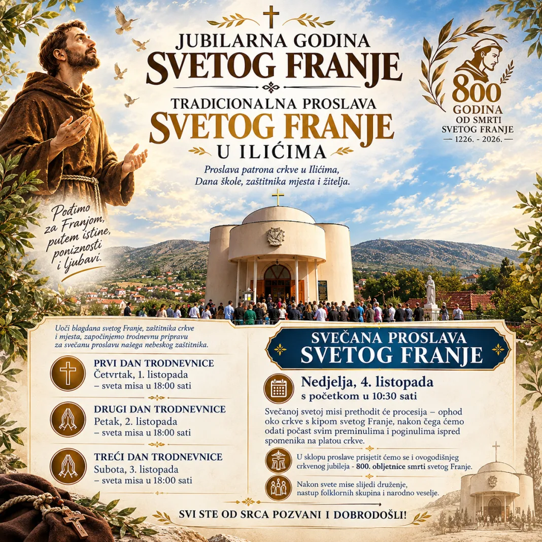Proslava blagdana svetog Franje u Ilićima