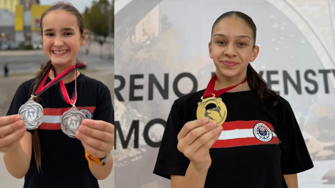 Uspješan vikend za natjecatelje Karate kluba Zrinjski Mostar – 14 medalja na dva turnira