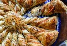 Lisnato s dimljenim lososom i svježim sirom