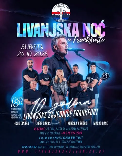 Livanjska zajednica Frankfurt slavi 10.godina postojanja