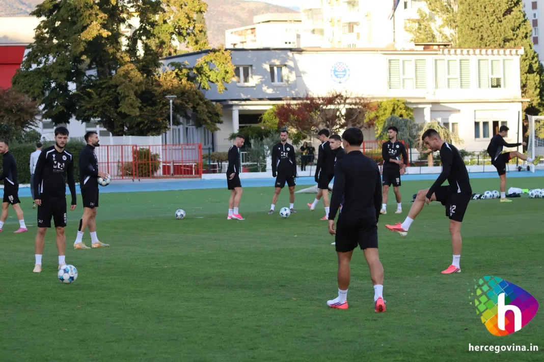 (FOTO) HŠK Zrinjski: Plemići odradili trening pred gostovanje u Zenici