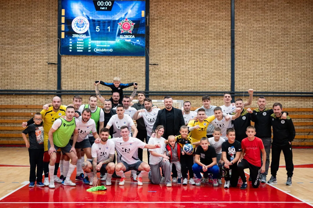 HFC Zrinjski: Plemići svladali Slobodu Kompred 5:1