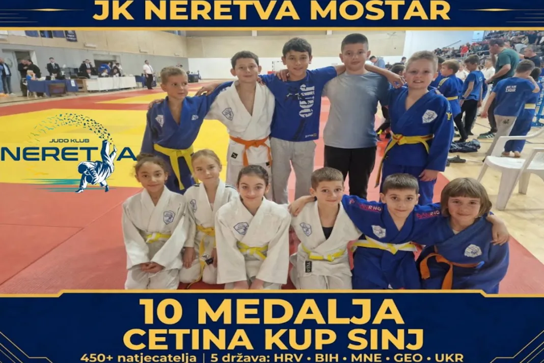 Judo klub Neretva briljirao u Sinju: 10 medalja od 11 natjecatelja i ekipni plasman