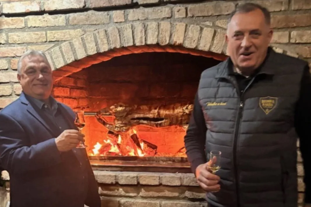 Viktor Orban i supruga posjetili Milorada Dodika i njegovu obitelj