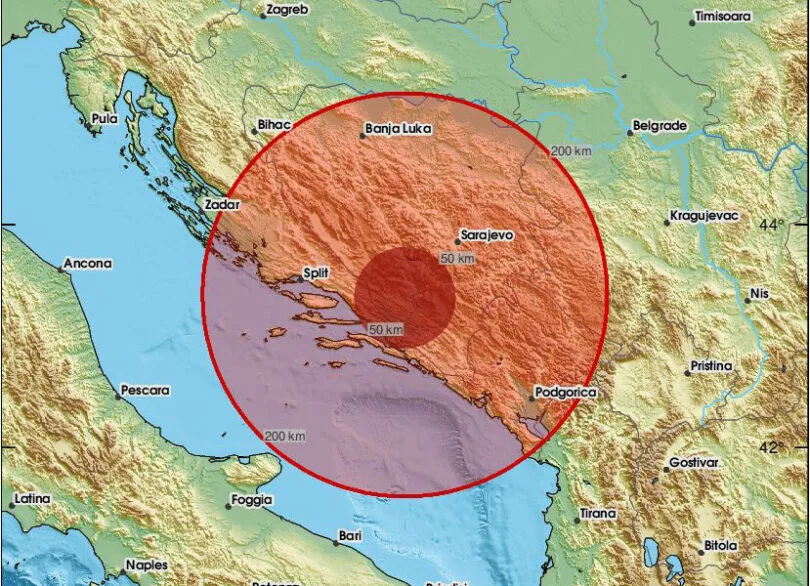 Hercegovina se ponovno tresla: ‘Zatreslo je jako!’